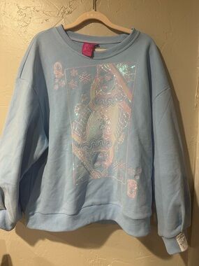 QUEEN OF SPARKLES Winter Queen Card Sweatshirt